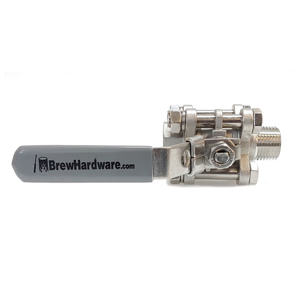 3pc Ball Valve with 1/2" NPT *****MALE/Female Threads