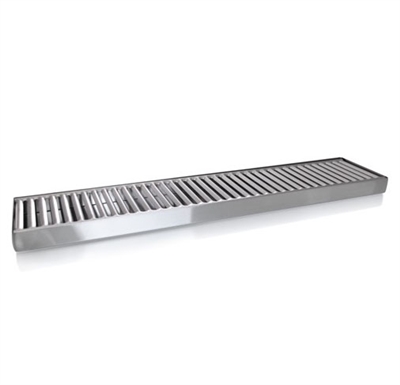 Drip Tray, Stainless Steel, Surface Mount 19" Wide