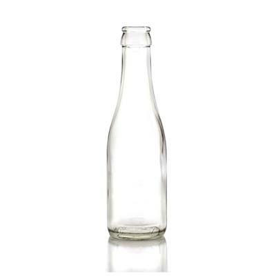 187 ml Clear Bottles, Cap or Cork, Case of 24