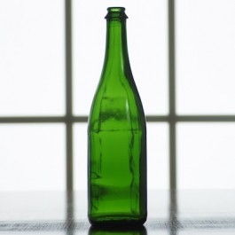750ml Green Champagne Wine Bottles, Case of 12