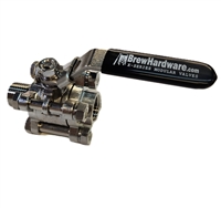 X-SERIES Modular 3pc Ball Valve - MNPT x FNPT