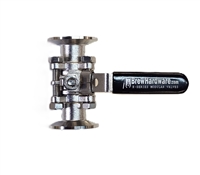 X-SERIES Modular 3pc Ball Valve - TC15 x TC15