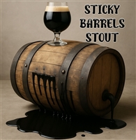 Sticky Barrels (Whisky Barrel Imperial Stout Ale) - 5 Gal All Grain Kit