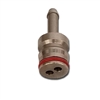Ball Lock Keg QD Post (free flowing) to 1/4 Hose Barb