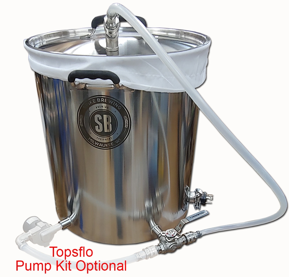20 Gallon Spike Brewing Kettle - V4, Vertical Couplers