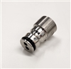 Ball Lock Keg QD Post (free flowing) to 1/4" Female NPT