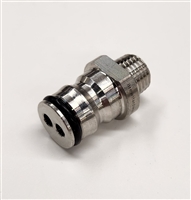 Ball Lock Keg QD Post (free flowing) to 1/4" Male NPT
