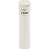 BevBright 10" Filter Cartridge - 1 Micron  Super High Efficiency