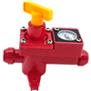 Blowtie Variable Pressure Relief Valve (Spunding) with 0-15 psi gauge and Push Fit Connections