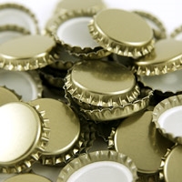 Oxygen Absorbing GOLD Crowns Bottle Caps 144 count