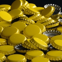 Oxygen Absorbing Yellow Crowns Bottle Caps 144 count