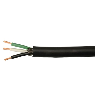 TEMPCO High Temp Lead Wire: 14 AWG Wire Size, Natural, 100 ft Lg