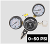 CO2 Regulator, KOMOS Single Pressure, 0-50psi