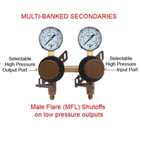 Taprite Multi-Pressure Secondary Regulator Banks - 2 to 6 different pressures