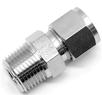 Tube Compression x NPT Threaded Adapter - 1/2" Tube x 1/2" MNPT