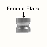 Male Camlock x 1/4" Female Flare (FFL) Adapter