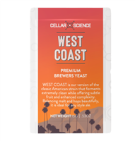Cellar Science WEST COAST (Like BRY-97) Dry Yeast NEW 15 gram pack