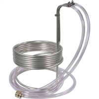 Stainless Immersion Chiller SMALL 25' x 3/8" OD