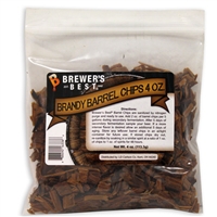 Oak Chips, Brandy Barrel, 4oz