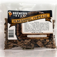 Oak Chips, Rum Barrel, 4oz
