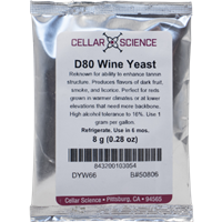 Lalvin ICV-D80 Wine Yeast 8 g