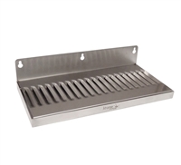 Drip Tray, Stainless Steel, Wall Mount 12" Wide