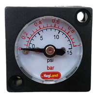 Duotight 0-15psi Replacement Pressure Gauge