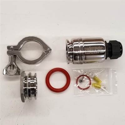 Hot Pod Kettle Element Enclosure ETC4WL - TC1.5" Enclosure w/clamp, gasket, and 1.5" TC Weldless Flange