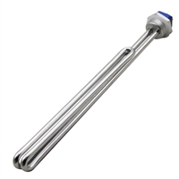 Heating Element, 5500 watt THREADED, All Stainless Steel POLISHED
