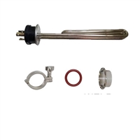 Heating Element Kit, 1650 watt TC, Weld or solder TC, Clamp, Gasket
