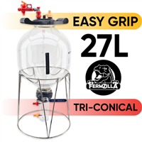 FermZilla Tri-Conical Easygrip Fermenter, 27 liter, 7.1G
