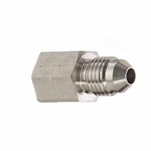 19/32" -18 Keg Thread to 1/4" MFL Male Flare Adapter