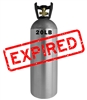 Gas Tank, CO2, SWAP EXPIRED, 20LB NO SHIPPING