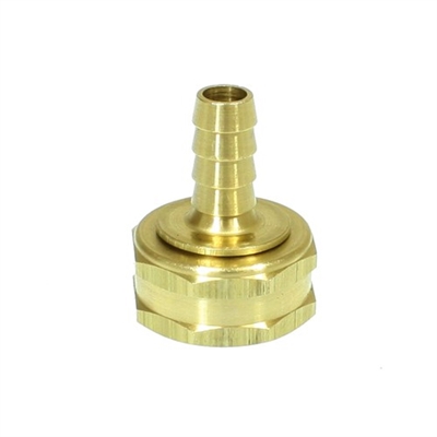 Garden Hose Adapter, BRASS, FGH x 3/8barb