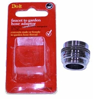 Garden Hose Adapter, Brass, MGHT x Faucet Adapter