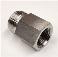 Garden Hose Adapter, Stainless Steel, MGHT x 1/2" FNPT