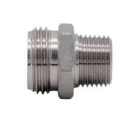 Garden Hose Adapter, Stainless Steel, MGHT x 1/2"MNPT