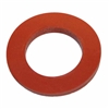 Flat Silicone Gasket for 1/2" NPT, bulkheads, LTS sight kits, etc (13/16" ID x 1.25 OD)