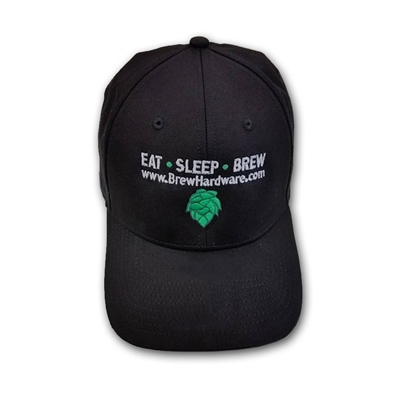 Eat Sleep Brew Baseball Cap - Velcro Adjust
