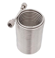 Jockey Box Coil, 50ft x 5/16" OD 304SS with Female Beer Threads