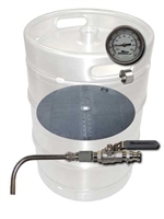 Keg to Mash Tun Conversion Kit - 2 port WELD In with false bottom and thermometer