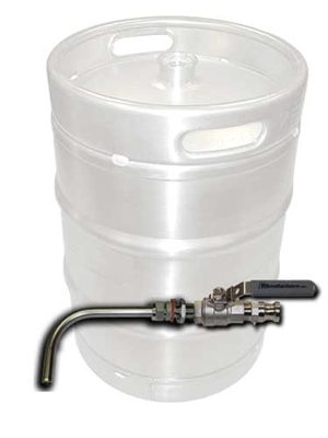 Keg to Kettle Conversion Kit - Weldless Drain Valve Only