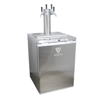 Komos Deluxe Kegerator - 4 Faucet