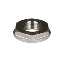 SS Locknut, 1/2" NPS Pipe Thread with Large Flange
