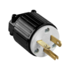 Nema 6-20P Straight Blade Cord Plug for 3-wire 240v, 20 amps