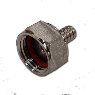 Brass Hose Fitting Connector 1//2 Barb x 1//2 Female Pipe