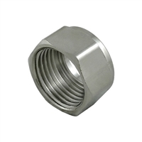 Hex Nut (1/2" NPT/NPS) with hollow back for hose barb tailpieces. (This is NOT beer thread)