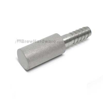 Stainless Oxygen (O2) Diffusion Stone - Barbed - Coarse - 2 Micron for AIR