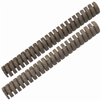Oak, French Spirals, Medium Toast, 8" 2 pack
