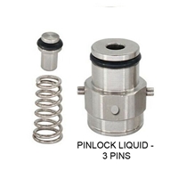 Liquid Side Pin Lock Keg Post (19/32"-18) with Universal Poppet